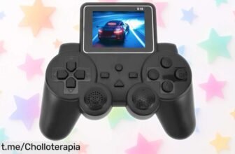 Consola portátil retro de 3 pulgadas para jugar en grande: ¡una joyita gamer con un precio tirado que no puedes dejar escapar ahora!