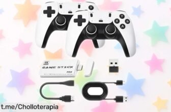 Consola retro WUYJTIF Retro Game Stick Pro 2026 con 40,000 juegos ¡Lleva la diversión a casa con una oferta increíble que no puedes dejar pasar!