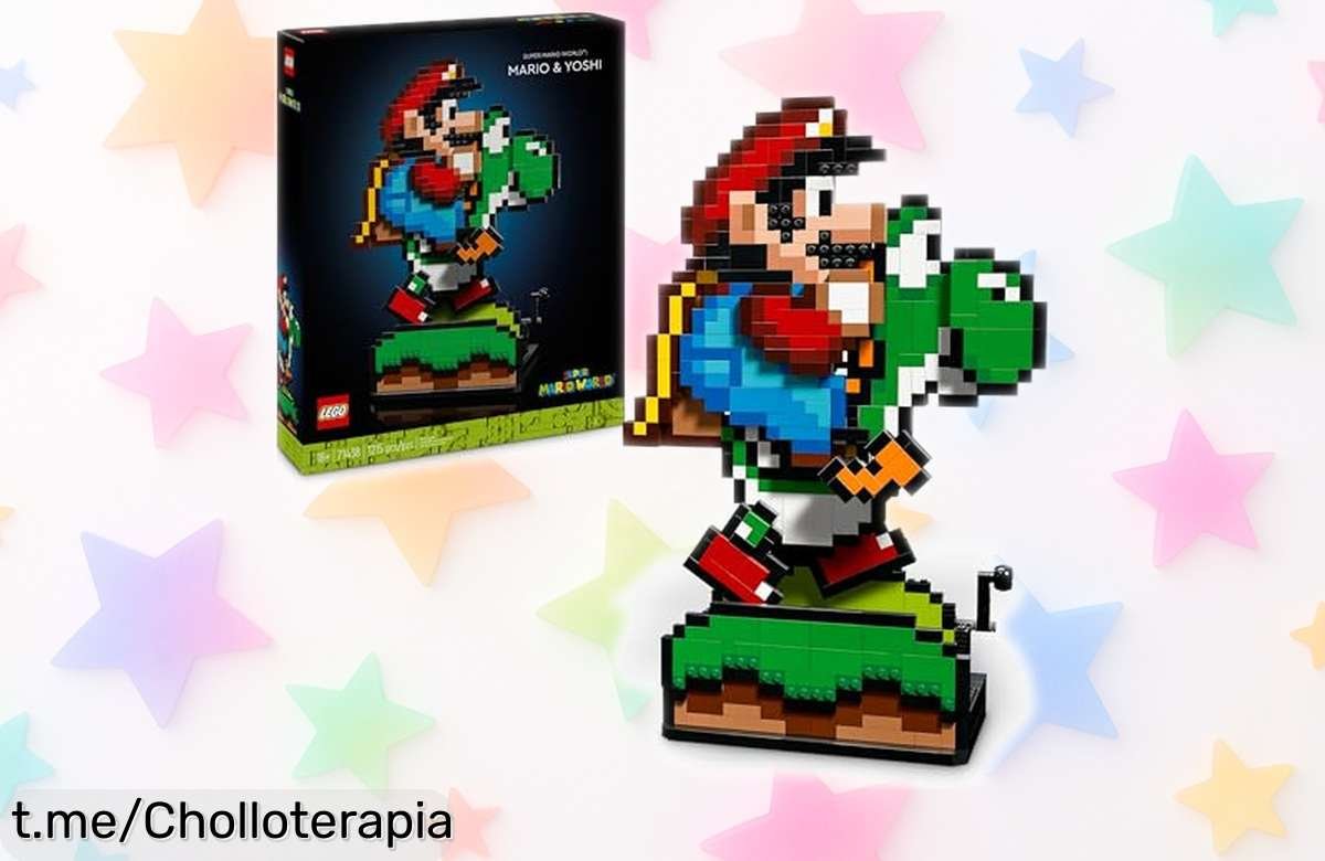 Construye el increíble kit de LEGO Super Mario World con Mario y Yoshi, ahora a precio locazo: dale vida a tu pasión por el juego ¡y conviértelo en una obra maestra única!
