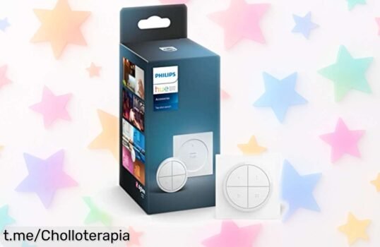 Controla tu hogar con el Philips Hue Tap Dial Switch, ajusta luces y crea ambientes increíbles a un precio regalado que no puedes dejar pasar ahora mismo.