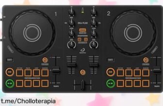 Controlador portátil para DJs AlphaTheta Pioneer DDJFLX2, ¡un ofertón que te hará mezclar como un pro! No dejes pasar esta oportunidad única y comienza a hacer vibrar la fiesta.