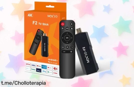 Convierte tu tele en smart con el MX10-F2, ¡un stick Android 13.0 a precio regalado! No dejes pasar esta oferta que hará brillar tus momentos de diversión.
