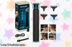 Cortapelos y perfiladora Cecotec Bamba PrecisionCare a precio loco, con corte preciso y 90 minutos de libertad sin cables: ¡no te lo pierdas, es tu oportunidad perfecta!