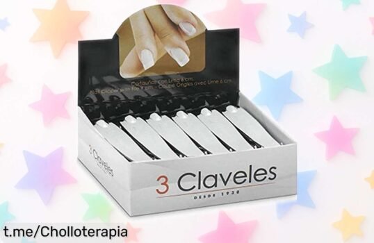 Cortauñas cromado de 6 cm en pack de 12 unidades, un ofertón que hará brillar tus uñas como nunca; ¡no te lo pierdas y dale a tus manos el cuidado que merecen!