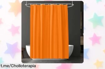 Cortina de ducha antimoho URAQT 180x180cm, ¡el ofertón que frena salpicaduras y olores en un plis! No te quedes sin ella y transforma tu baño hoy mismo.