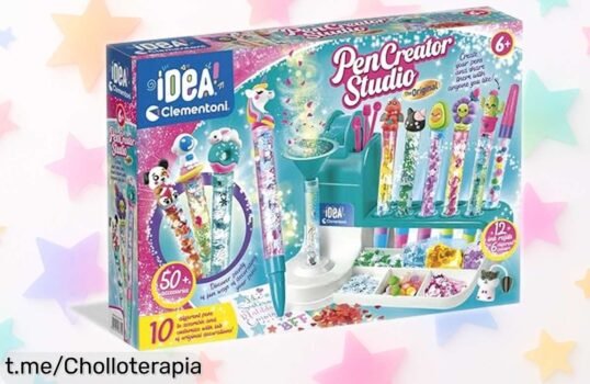 Crea bolígrafos únicos con el set Clementoni 18779, ¡diversión asegurada para peques a un precio que te hará sonreír! No dejes pasar esta oferta increíble.