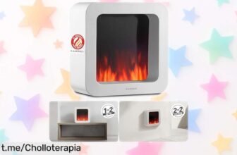 Crea magia en tu hogar con la chimenea de mesa KAMINIO MIA: llama 3D impactante y precio irreal que convierte cualquier rincón en un espacio especial ¡Consíguela antes de que se acabe!