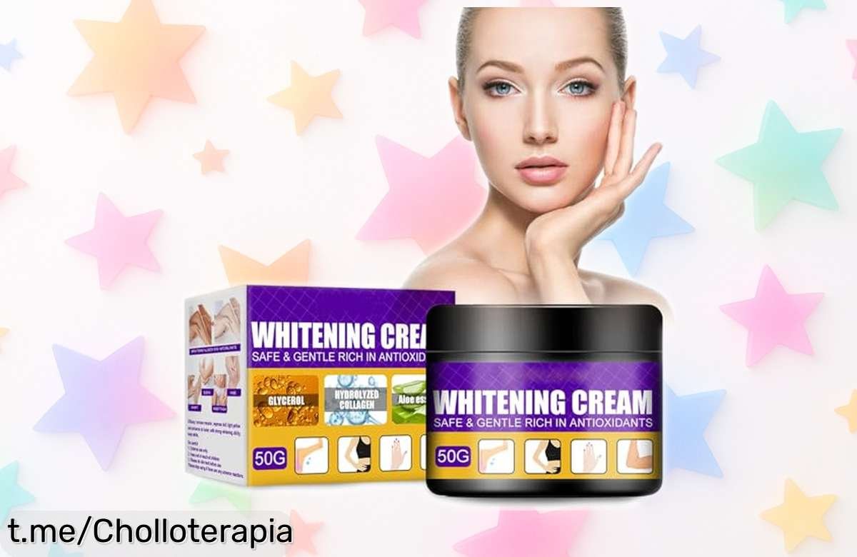 Crema blanqueadora hidratante perfecta para axilas, rodillas y codos a un precio loco que te dejará la piel suave y radiante; ¡no dejes pasar este ofertón increíble!