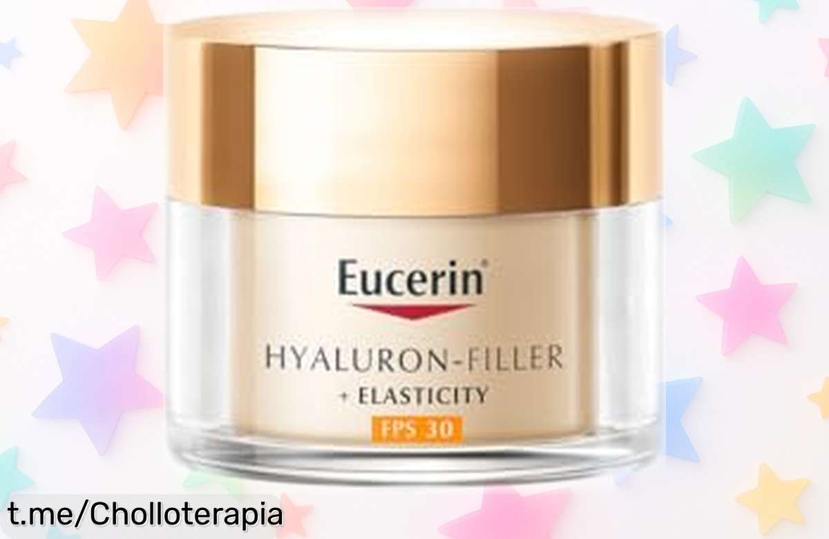 Crema de día antiedad Eucerin HyaluronFiller + Elasticity con FPS 30, mejora tu piel a un precio loco que no puedes dejar escapar. Cuida tu belleza antes de que se acabe la oferta.