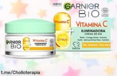 Crema de día iluminadora Garnier con vitamina C: brilla y reduce líneas desde el primer uso en un ofertón que hará sonreír a tu piel ¡No te quedes sin ella!