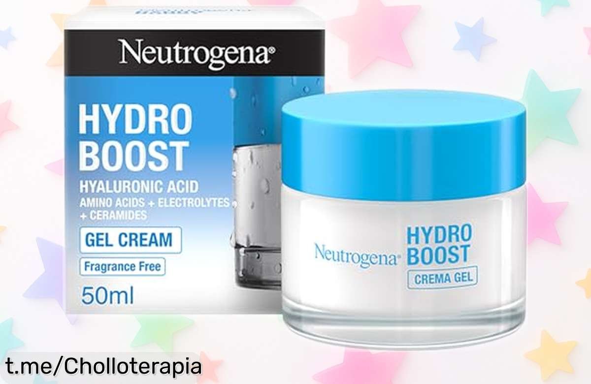 Crema facial hidratante Neutrogena Hydro Boost para piel seca: Un ofertón que hidrata 72h y reduce arrugas. ¡No dejes pasar esta oportunidad para cuidar tu rostro ya!