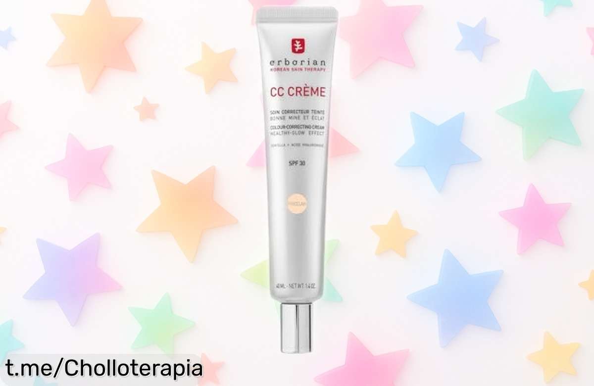 Crema facial iluminadora Erborian CC Crème con SPF 30 a precio de ganga: dale vida a tu piel mientras la proteges y disfruta el brillo que nunca creíste posible. ¡Aprovecha ya esta oferta única!