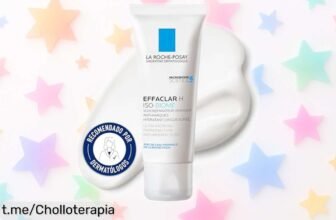Crema hidratante facial Effaclar H IsoBiome de La Roche Posay, ¡super chollo que calma y repara tu piel grasa! Aprovecha este precio irreal y dile adiós a las imperfecciones ya.