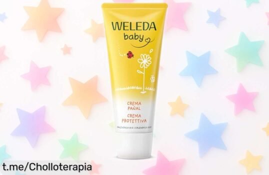 Crema para el culito del bebé Weleda con caléndula natural que calma y protege rápido ¡Aprovecha este descuentazo antes de quedarte sin ella!