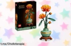 Crisanthemum artificial ultra realista para LEGO 10368, una decoración increíble y el regalo perfecto que decorará tu hogar; ¡apróvecha este descuentazo antes de que se acabe!