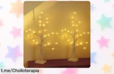 Decora tu hogar con el elegante árbol de luces LED SALCAR, ¡pack de 2 unidades a un precio que no podrás creer! Ilumina tus momentos especiales y llena todo de buen rollo.