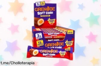 Deliciosa barrita de proteína Grenade Creme Egg, pack de 18 unidades a precio rebajado ¡Saborea el gustazo y sube masa sin remordimientos! Aprovecha esta oportunidad única.