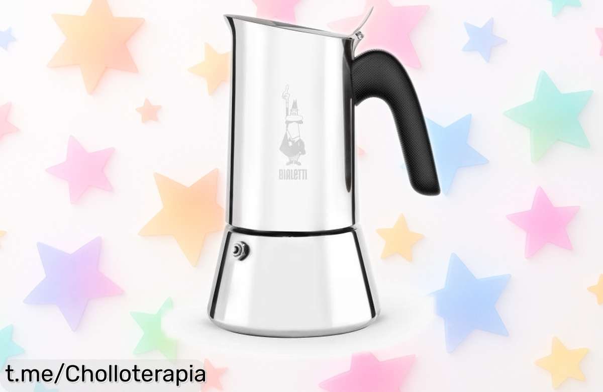 Deliciosa cafetera italiana Bialetti Venus en acero inoxidable, el café perfecto al mejor precio que puedas imaginar, ¡aprovéchalo antes de que desaparezca!
