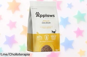 Deliciosa comida seca Applaws para gatos con pollo y omega: ¡ofertón de 2 kg que hará brillar el pelaje de tu felino! Mima a tu amigo peludo hoy mismo.