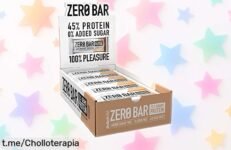 Deliciosas barritas de proteína BioTechUSA Zero Bar, 20 unidades sin gluten ni lactosa, ¡aprovéchate del super chollo que no puedes dejar pasar!