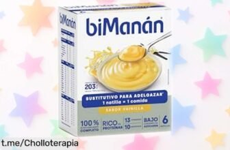 Deliciosas natillas de vainilla biManán en pack 6x50 g, un ofertón para disfrutar y cuidar tu figura sin esfuerzo. ¡Aprovecha ahora este super chollo que no se repetirá!