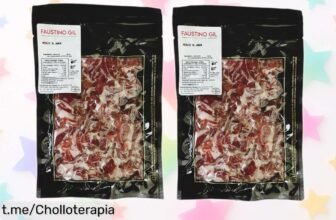 Deliciosas virutas de jamón ibérico Faustino Gil en pack de 2x200g a un precio regalado que no verás fácilmente, ¡aprovéchalo antes de que se acaben!