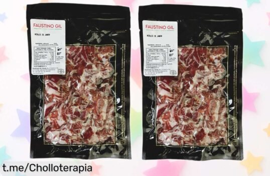 Deliciosas virutas de jamón ibérico Faustino Gil en pack de 2x200g a un precio regalado que no verás fácilmente, ¡aprovéchalo antes de que se acaben!