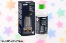 Descalcificador De'Longhi EcoDecalk con 5 dosis, tu cafetera merece este chollo que cuida su sabor y prolonga su vida. ¡No dejes pasar esta oferta limitada!