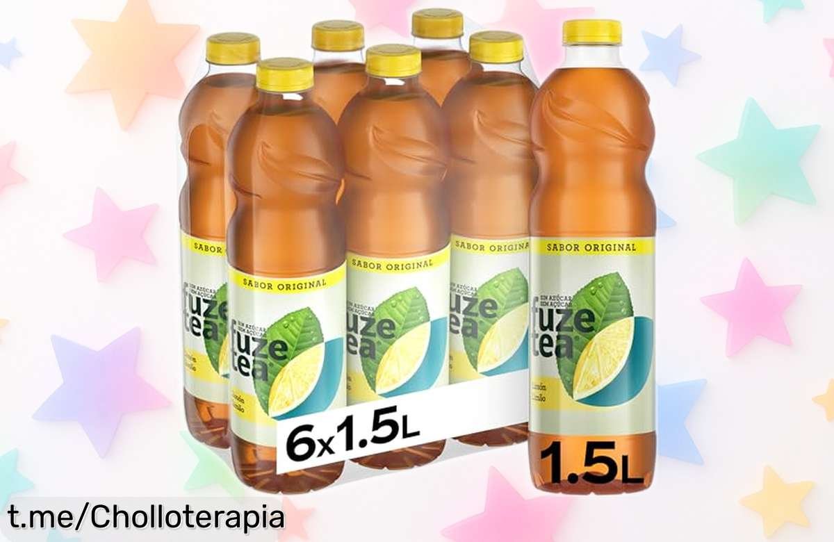 Descubre Fuze Tea Original: Pack 6 botellas de refresco limón sin azúcar ni teína a un precio increíble. ¡Date el gusto y quítate la sed ya!