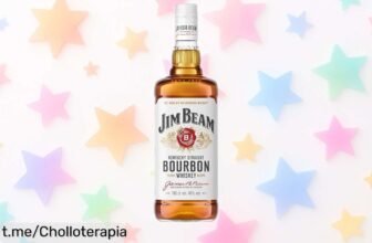 Descubre el Jim Beam White, bourbon suave de doble añejado en 1L a un precio que sorprende: la mezcla perfecta para tus momentos especiales. ¡No te lo pierdas!
