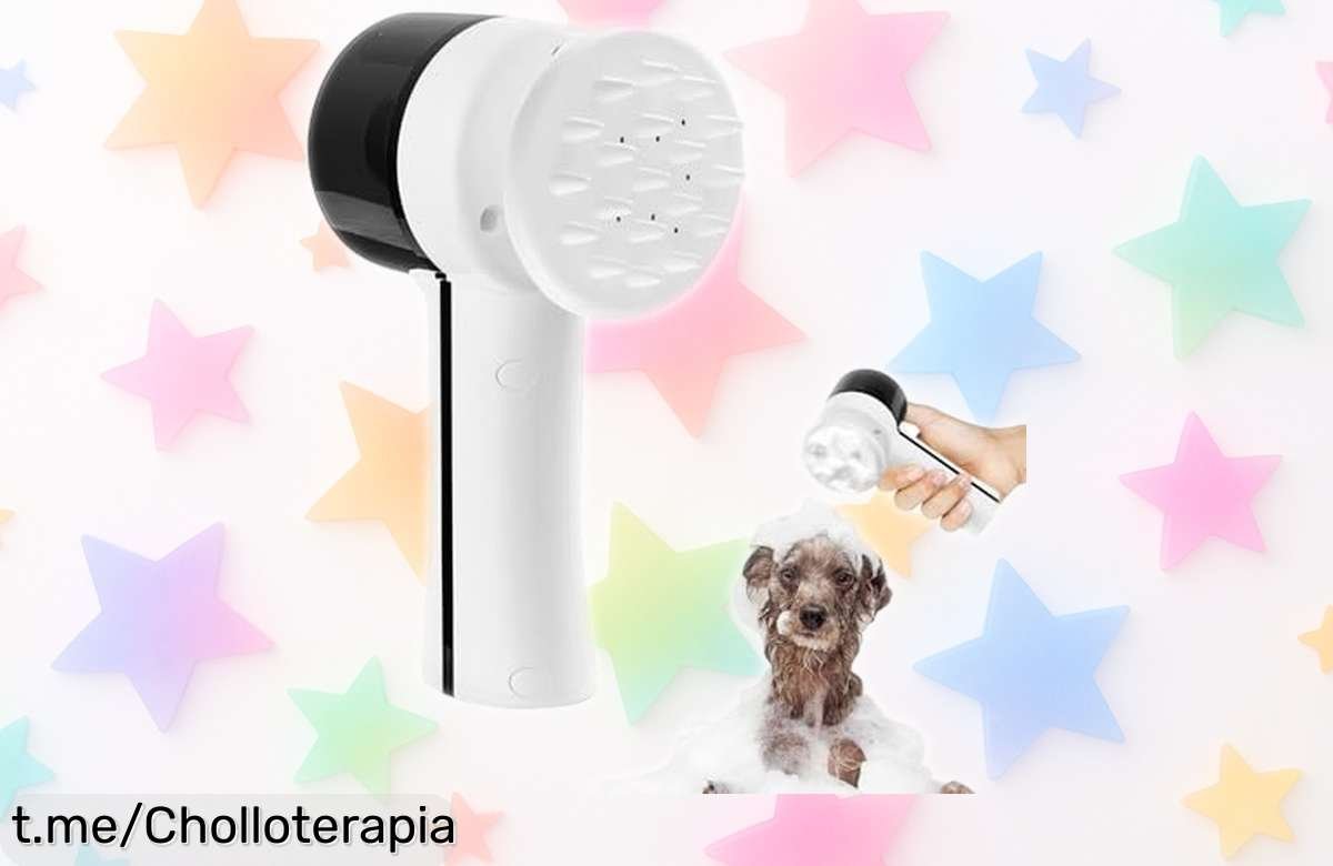 Descubre el cepillo para lavar perros OneNine con dispensador de jabón que facilita cada baño, ahora a un precio increíblemente rebajado que no puedes dejar pasar.