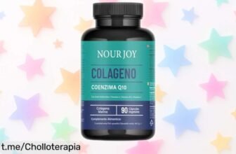 Descubre el colágeno Nourjoy con Q10 y ácido hialurónico a un precio rebajado, ¡tu piel y energía te lo agradecerán! Date prisa, este chollazo no se queda mucho tiempo.