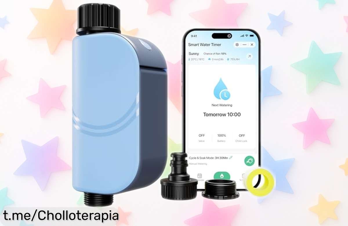 Descubre el controlador de riego automático ezAIoT que cuida tus plantas desde la app, ¡precio loco y fácil de usar! Dale vida a tu jardín sin complicaciones hoy mismo.