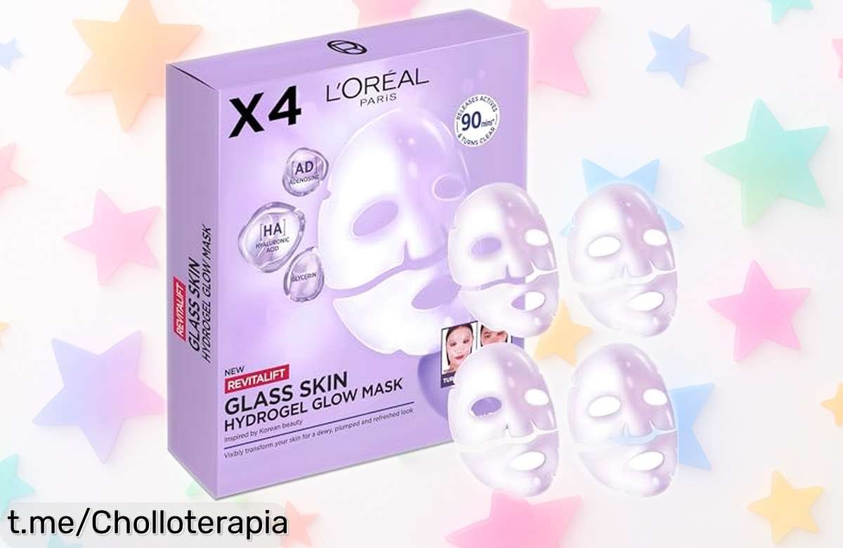 Descubre el espectacular pack de 4 mascarillas hidrogel L’Oréal Paris Revitalift Filler, ¡ofertón que dejará tu piel radiante y fresca! No te lo pierdas, date ese gusto ahora.
