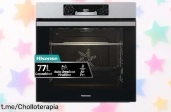 Descubre el increíble horno multifunción Hisense BI64EPXE1SOL: cocina rápido y sin líos con autolimpieza pirolítica, ¡una oferta que no querrás dejar pasar!