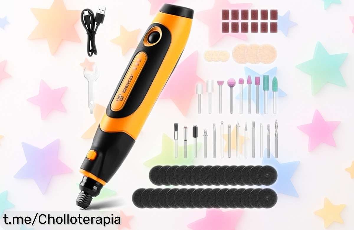 Descubre el increíble kit de herramientas rotativas DEKOPRO con 70 accesorios, ¡rebajado y listo para transformar tus proyectos creativos en grandes éxitos!