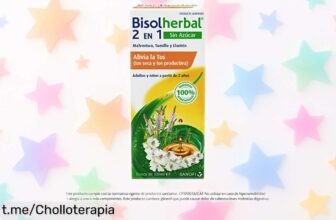 Descubre el jarabe Bisolherbal 2 en 1 para tos seca y con flema: ¡una oferta irresistible para cuidar tu garganta de forma rápida y natural!