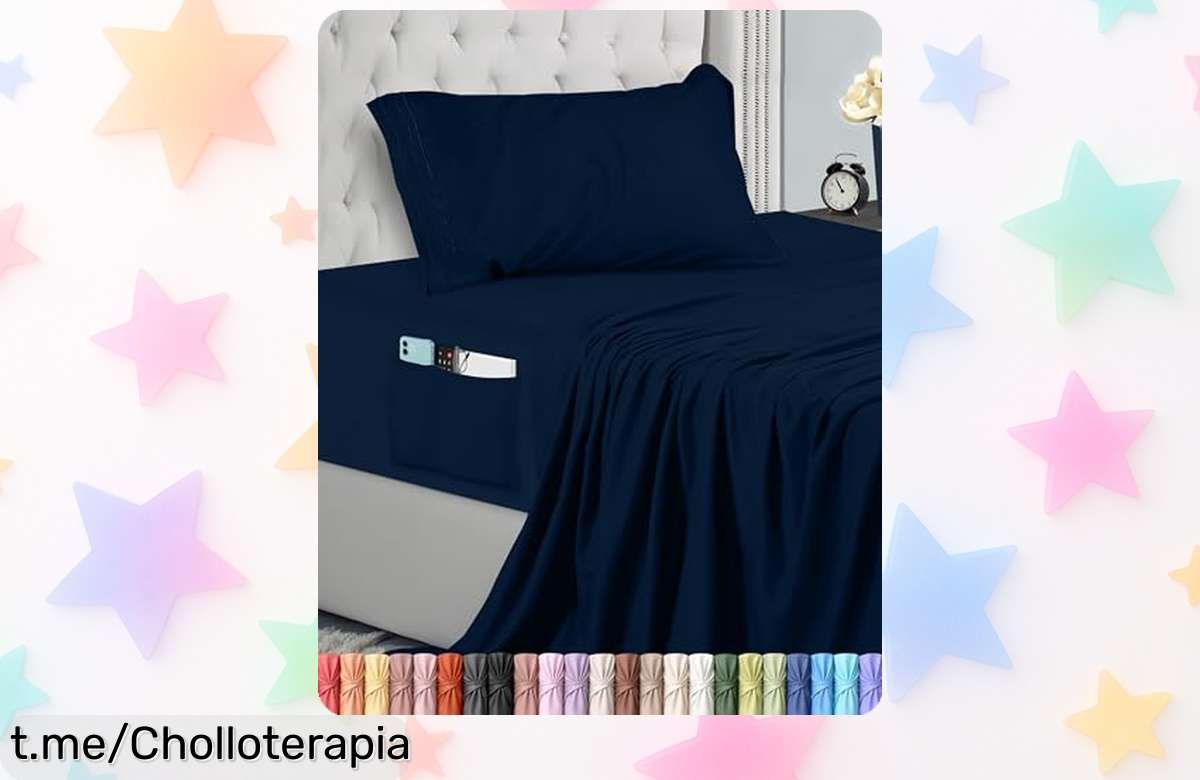 Descubre el juego de sábanas 3 piezas Utopia Bedding: elegancia, practicidad y un descuentazo que transformará tu habitación en un paraíso sin moverte. ¡No lo dejes escapar!