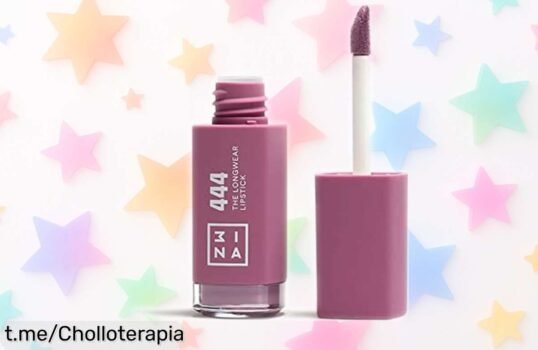 Descubre el labial líquido mate 3INA Longwear: hidrata y resalta tu sonrisa todo el día, ¡oferta increíble que no querrás dejar pasar!
