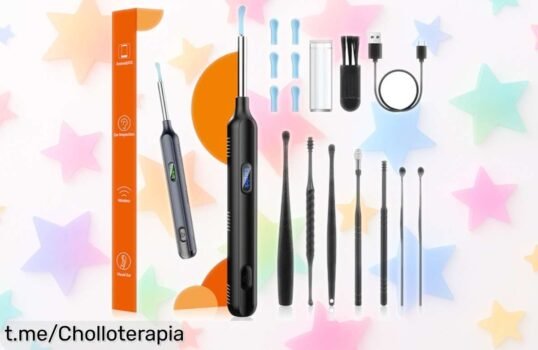 Descubre el otoscopio con cámara WiFi GLOSKIN 1080P: cuida tus oídos como un profesional desde tu móvil, ¡precio de escándalo y oferta que no querrás dejar pasar!