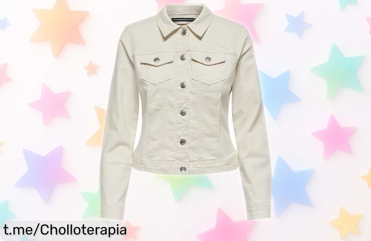 Descubre la chaqueta vaquera ONLY ONLWONDER DNM a un precio de escándalo y añade estilo único a tu look ¡No dejes pasar esta oportunidad que no se repetirá!