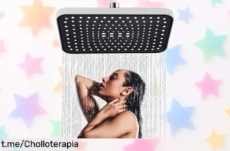 Descubre la ducha de lluvia JINYOMFLY de 30 cm que gira 360° y te brinda experiencia de spa diaria, ¡un chollazo a un precio nunca visto! No esperes más y transforma tu baño.