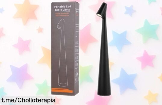 Descubre la increíble lámpara de mesa Hebangya: recargable, sin cables y con luz a tu medida; ¡un negociazo que transforma tu espacio!
