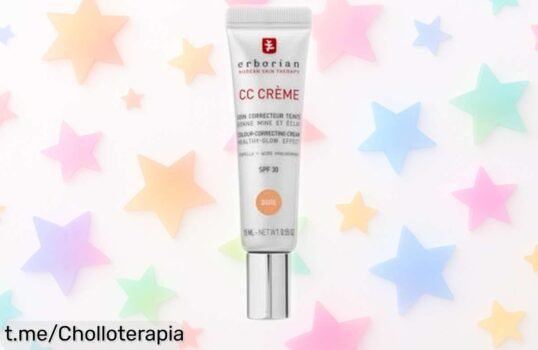 Descubre la inigualable crema facial CC Crème de Erborian: ¡tonifica tu piel al instante y brilla sin parar con este super chollo a un precio tirado!