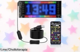 Descubre la pantalla LED flexible para el parabrisas de tu coche, luces potentes y más de 1000 animaciones, ahora a un precio de ganga que no podrás dejar pasar.