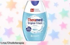 Descubre la pasta dental 2 en 1 THERAMED Fresco, el chollo que limpiar y refrescará tu sonrisa como nunca, ¡no dejes escapar esta oferta para cuidar tu boca a diario!