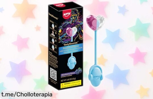 Descubre la piruleta musical que sabe a arándano y fresa: ¡la fiesta más dulce al mejor precio de escándalo! No te quedes sin probarlo, sorpréndete hoy mismo.