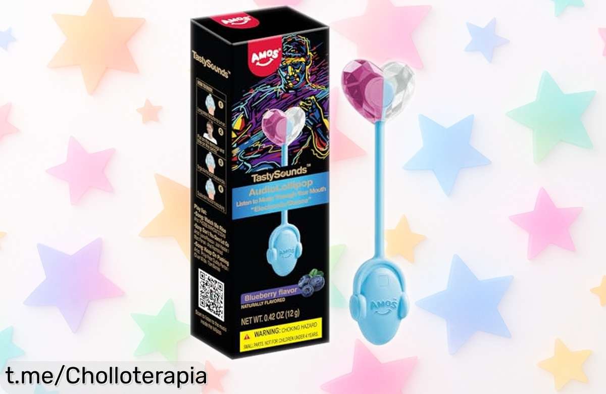 Descubre la piruleta musical que sabe a arándano y fresa: ¡la fiesta más dulce al mejor precio de escándalo! No te quedes sin probarlo, sorpréndete hoy mismo.