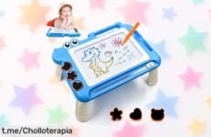 Descubre la pizarra magnética infantil AiTuiTui con patas, ¡un chollazo gigante para que tus peques den rienda suelta a su imaginación y creatividad sin parar!