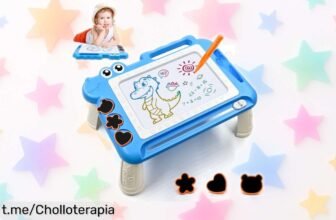 Descubre la pizarra magnética infantil AiTuiTui con patas, ¡un chollazo gigante para que tus peques den rienda suelta a su imaginación y creatividad sin parar!